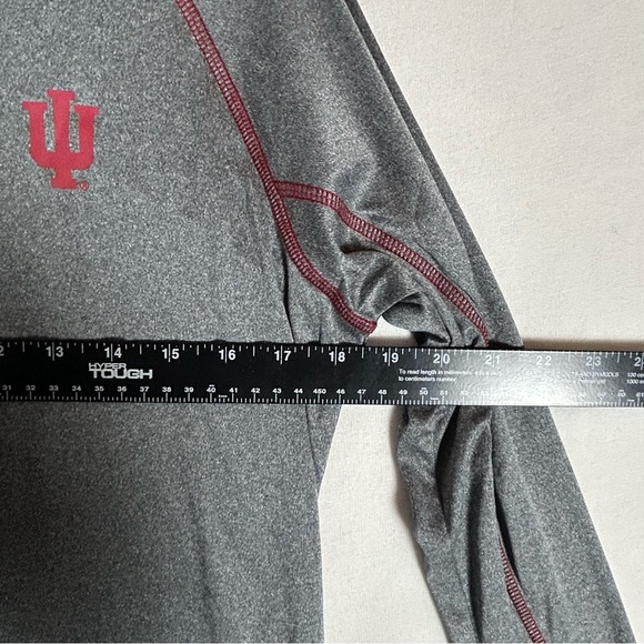 Colosseum Indiana University IU Hoosiers Quarter Zip Womens L Large Pullover - Picture 8 of 11